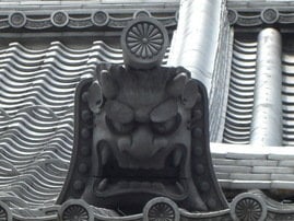 萬徳寺(稲沢市)本堂の屋根