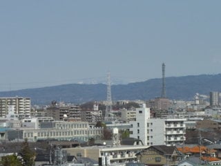 恵那山の見える方角